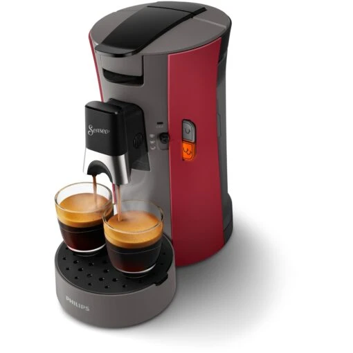 Philips Senseo Koffiepadapparaat CSA230/90 Select Rood/grijs -Koffie Korting Winkel 212 2918 2 1