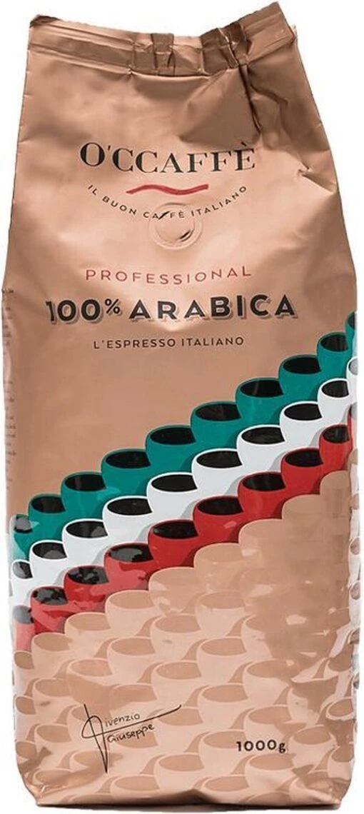 O'ccaffè - Premium Italiaanse Koffiebonen | Professional | Proefpakket XXL | 5 X 1kg | Barista Kwaliteit -Koffie Korting Winkel