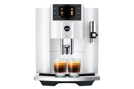 JURA E8 Piano White (EC) (2023) Met €78 Gratis Koffie én 2+1 Jaar Extra Garantie -Koffie Korting Winkel JURA e8 ec piano white koffiemachine fb353f38 2da8 474c a1c2 29486da757ff