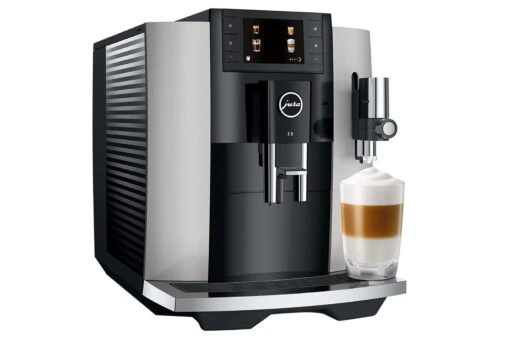 JURA E8 Platina (EC) (2023) Met €78 Gratis Koffie én 2+1 Jaar Extra Garantie -Koffie Korting Winkel JURA e8 ec platina koffiemachine latte macchiato f22917df 6c40 42b9 b9a8 f08d0643d55e