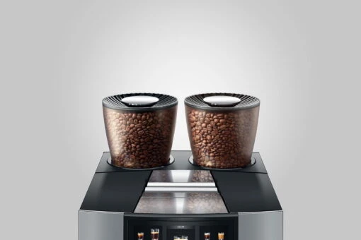 JURA GIGA W10 Diamond Silver (EA) Met €84 Gratis Koffie -Koffie Korting Winkel Jura giga W10 koffiemachine bonenreservoir