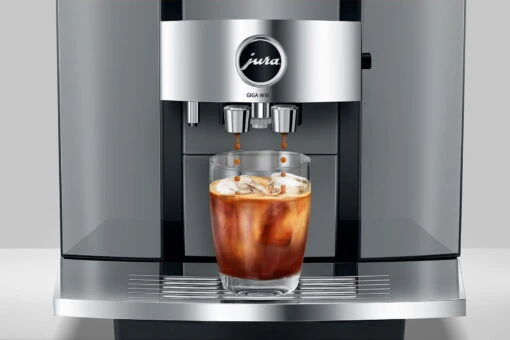 JURA GIGA W10 Diamond Silver (EA) Met €84 Gratis Koffie -Koffie Korting Winkel Jura giga W10 koffiemachine cold brew