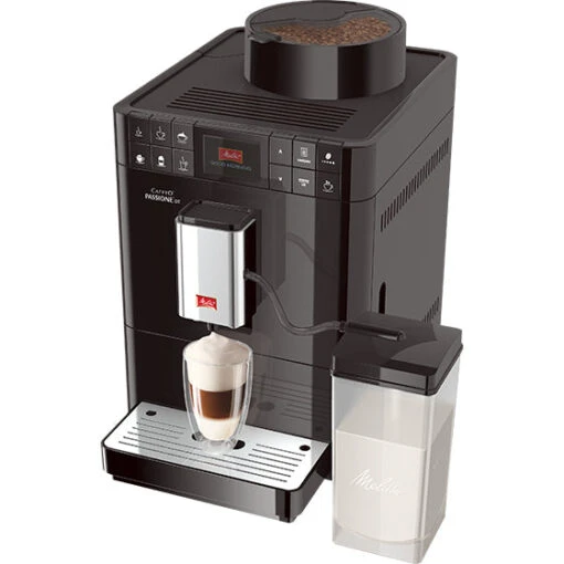 Melitta Passione OT - Zwart - F531-102 Met €49 Gratis Koffie -Koffie Korting Winkel Melitta passione OT f531 102 zijkant