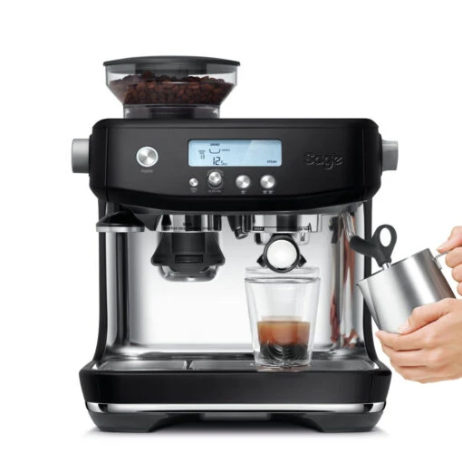 Sage Barista Pro Black Truffle Met €35,5 Gratis Koffie -Koffie Korting Winkel Sage Barista Pro koffiemachine black truffle f7572180 a128 4406 a062 7f946f1ef045