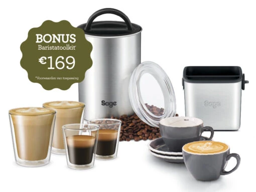 Sage Barista Touch Impress Stainless Steel Met €49 Gratis Koffie En Barista Pack T.w.v. €169 -Koffie Korting Winkel Sage Barista Toolkit afbeelding 0c96ad63 249c 4cfc 809b a12b0c2fe296