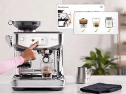 Sage Barista Touch Impress Stainless Steel Met €49 Gratis Koffie En Barista Pack T.w.v. €169 -Koffie Korting Winkel Sage Barista Touch Impress touchscreen b74752ec ff3d 4dcf b442 c736395889b1