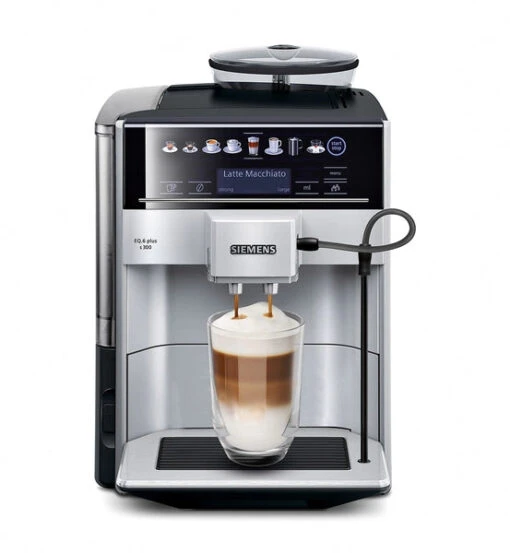 Siemens EQ.6 Plus S300 - Zilver - TE653311RW Met €49 Gratis Koffie -Koffie Korting Winkel Siemens EQ6 plus TE653311RW zilver