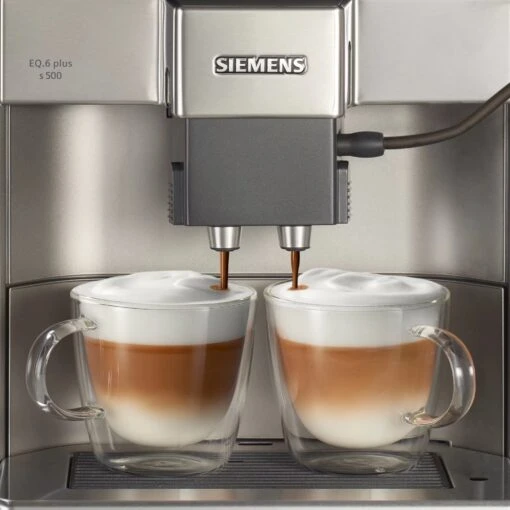 Siemens EQ.6 Plus S500 - Morning Haze - TE655203RW Met €49 Gratis Koffie -Koffie Korting Winkel Siemens EQ6 plus TE655203RW doublecup