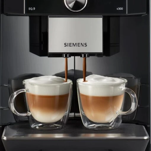 Siemens EQ.9 Plus S300 - Zwart - TI923309RW Met €49 Gratis Koffie -Koffie Korting Winkel Siemens EQ9 s300 TI923309RW doublecup