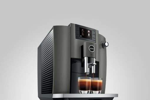 JURA E6 Dark Inox (EC) Met €54 Gratis Koffie én 2+1 Jaar Extra Garantie -Koffie Korting Winkel jura e6 ec koffiemachine dark inox zijkant 0e20b1a9 fa4a 46f4 a69d e98ce86cc644