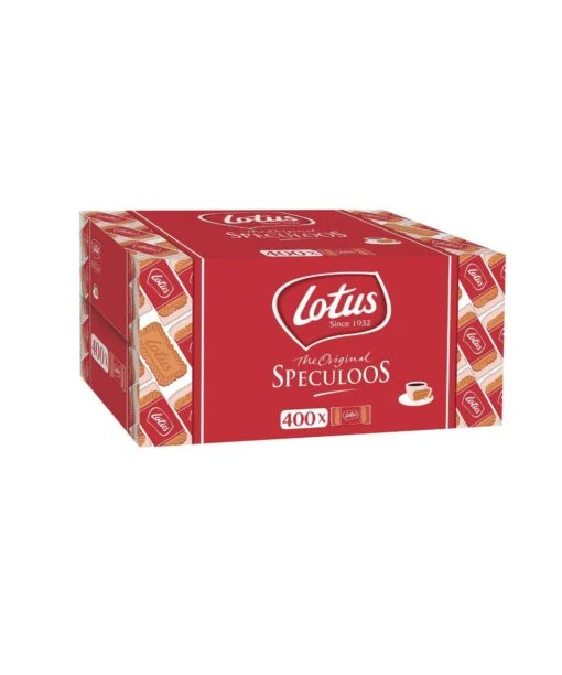 Speculoos Koekjes - Lotus - Original - 300 Stuks -Koffie Korting Winkel koekjes speculoos lotus doos 400 individeel verpakte stuks front f2a6af61 b6e6 4b89 afb5 741d66e0f2cb